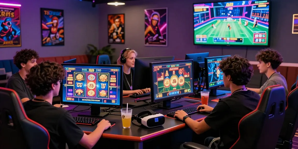 Exciting online gaming experience at 789 with friends enjoying vibrant neon lights and thrilling gameplay.