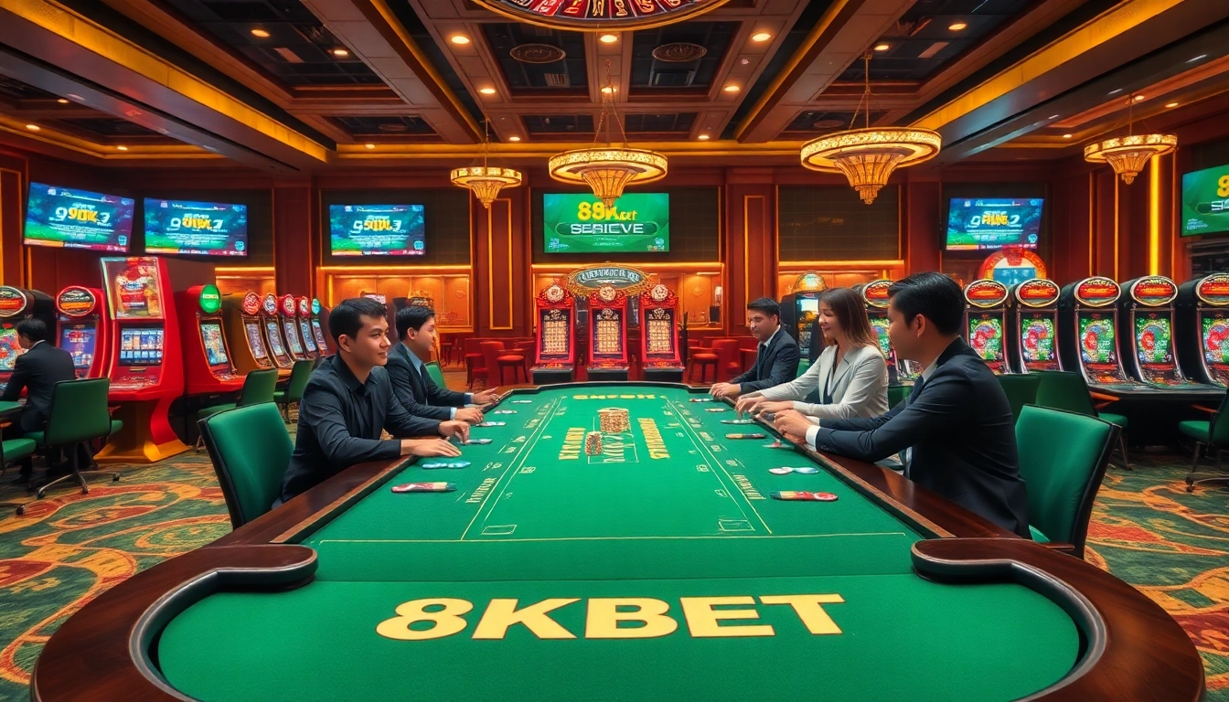 Experience fast-paced gambling at 8KBET with thrilling live poker games and luxurious casino ambiance.