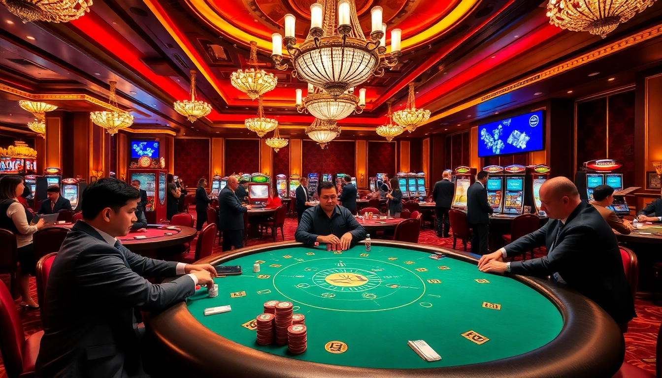 Experience the thrill of gambling at https://777x.center/ with vibrant casino tables and players in action.