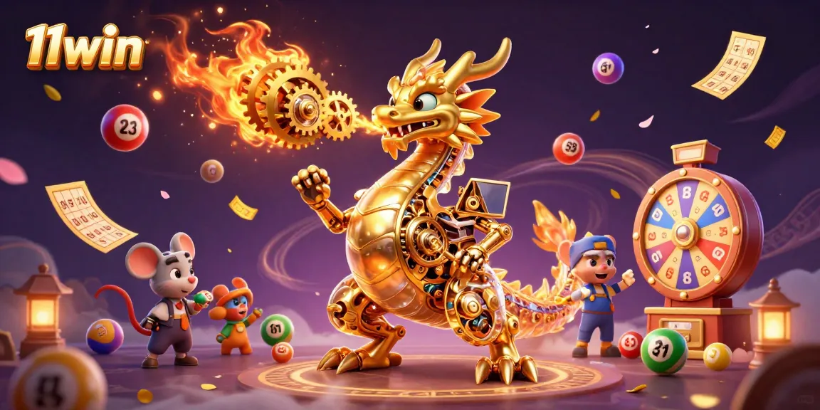 Experience exhilarating gaming with 11win's vibrant lottery and bingo elements amidst dynamic action.