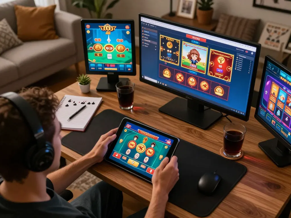 Engaging online gaming experience on go88 com with poker and slots displayed vividly.