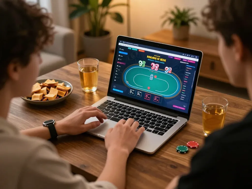 Player enjoying a thrilling poker game online with DA88 interface showcasing strategy insights