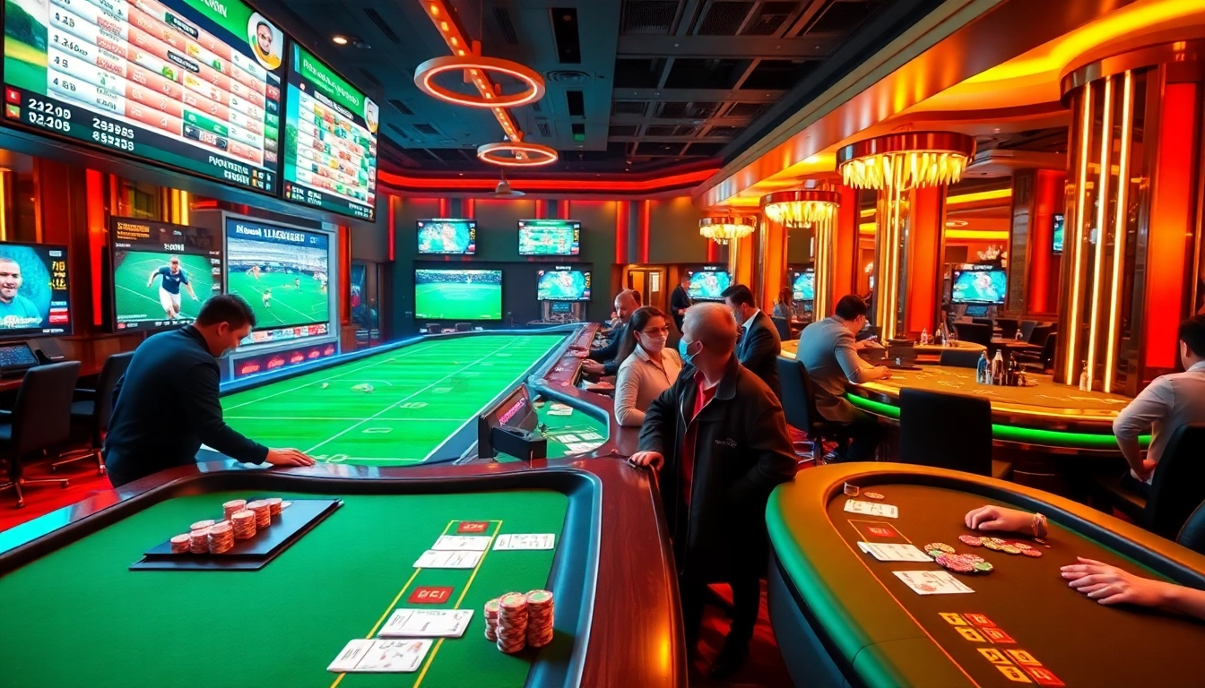 Experience the excitement of trực tiếp bóng đá hôm nay with luxurious casino betting scene.