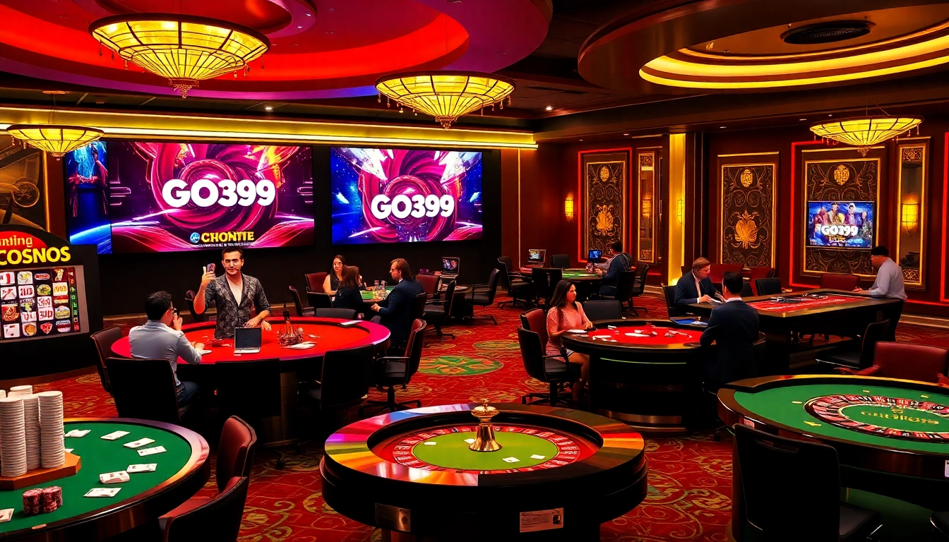 Engage in thrilling gameplay at nhà cái go99 with diverse casino options and vibrant visuals.