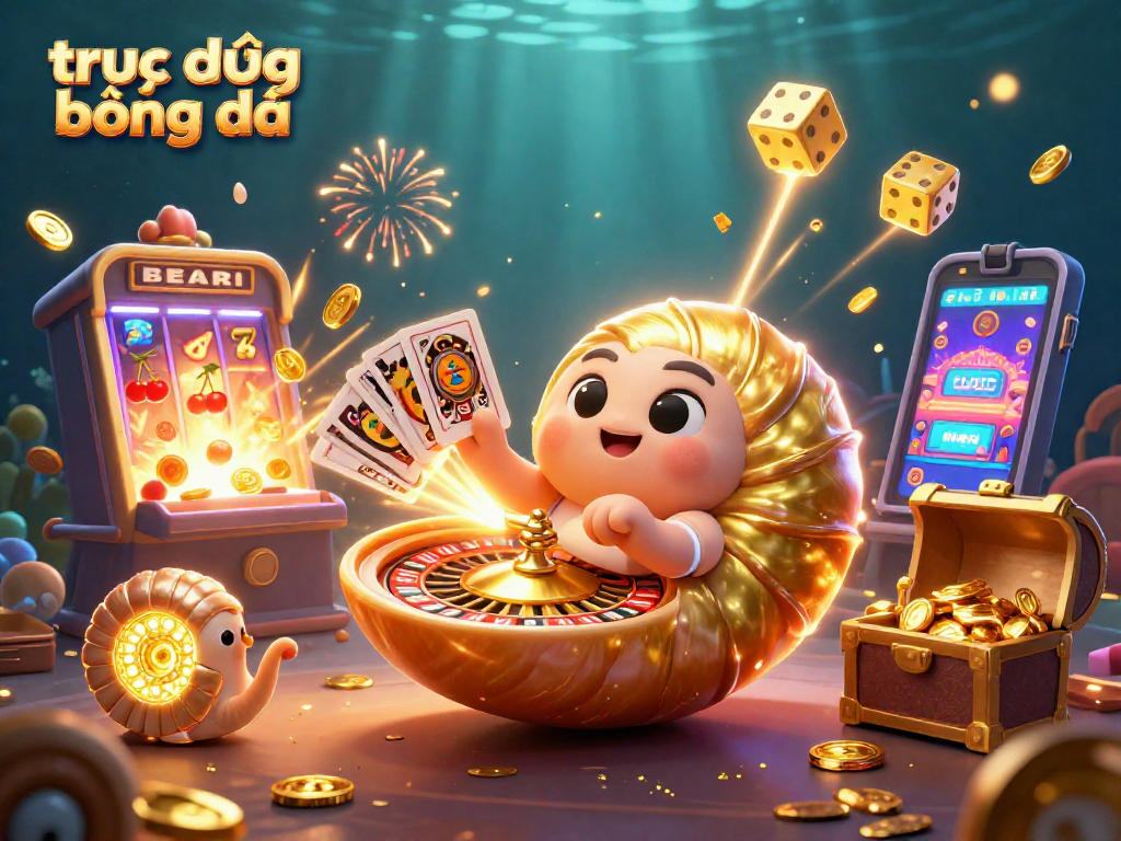 Stream live football matches with stunning visuals at trực tiếp bóng đá, featuring a lively casino-themed scene.