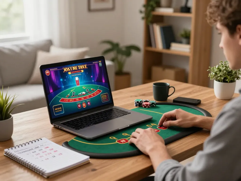 LUCK8 nâng cao trải nghiệm cờ bạc trực tuyến với chiến thuật chơi blackjack trong văn phòng tại nhà ấm cúng.
