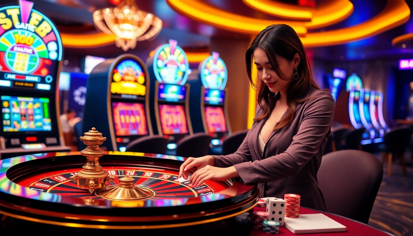 Experience thrilling games at nhà cái bj88 with vibrant slot machines and engaging live dealers.