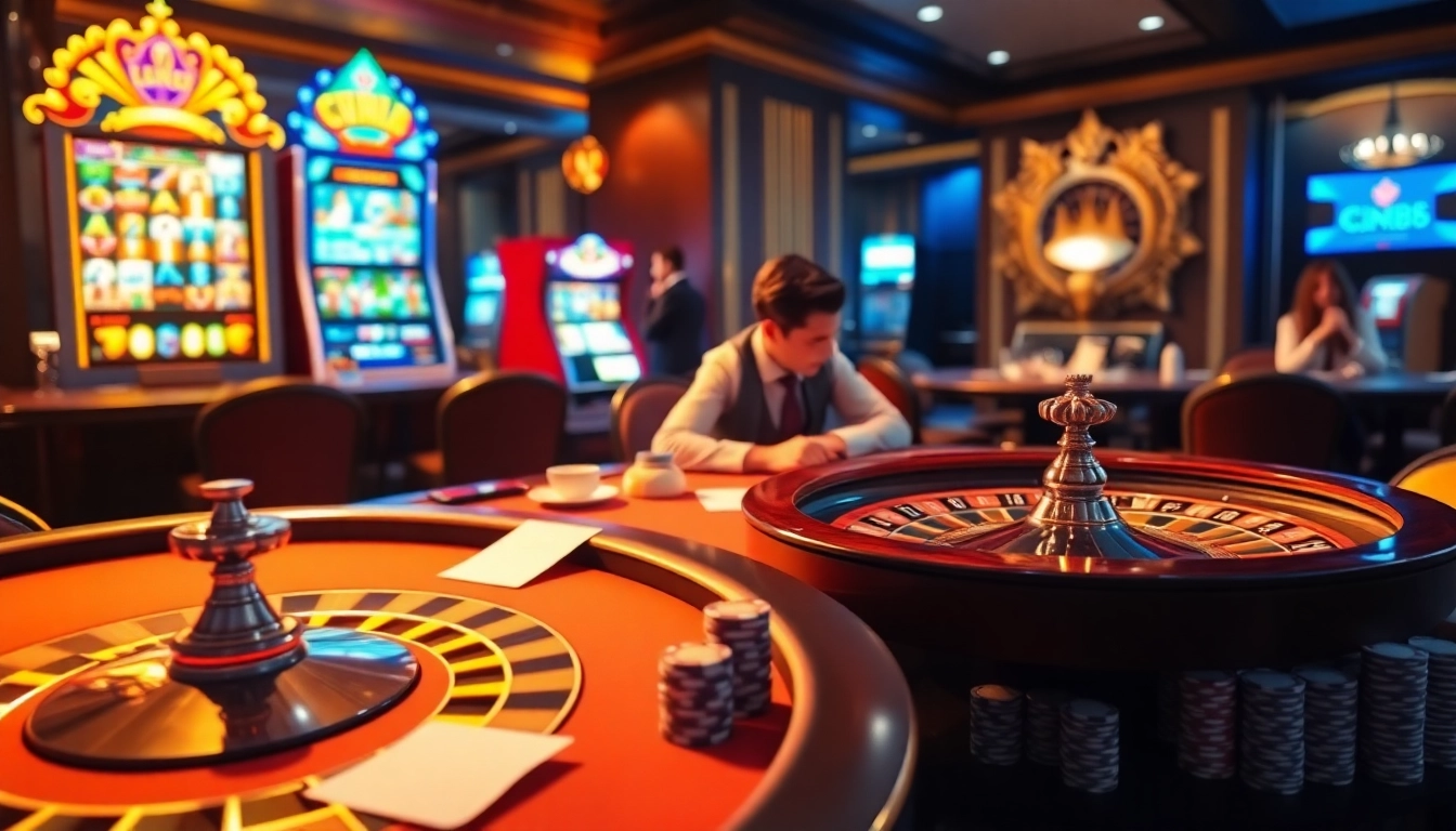 Experience thrilling gaming action at https://icm88.com/ban-ca-cm88/ with poker tables and exciting slot machines.