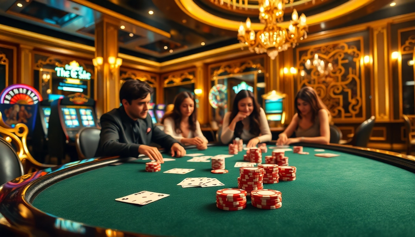 Experience the excitement of thabet newba5 at an elegant casino table.