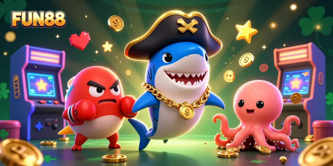 Play exciting games at FUN88 with our colorful characters and dynamic casino elements.