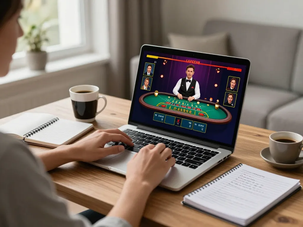 Experience live dealer games on XX88 with an engaging home gaming setup.