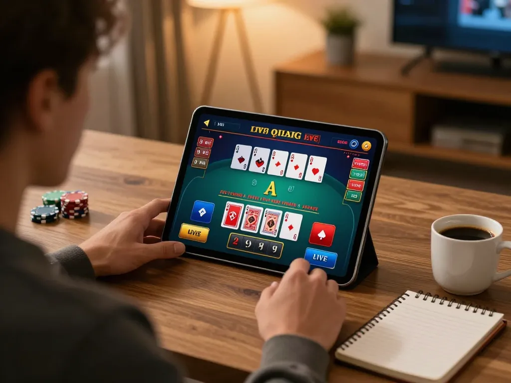 RR88 user's relaxed gaming experience while playing live dealer blackjack online.