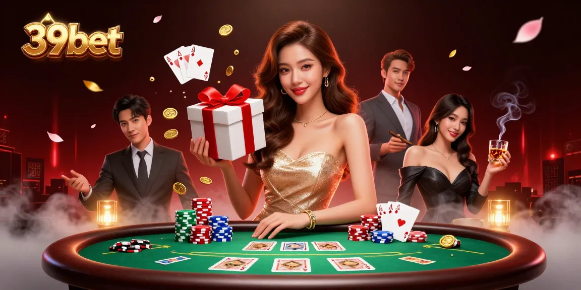 Experience thrilling moments at 39bet with festive casino elements and exciting winnings.