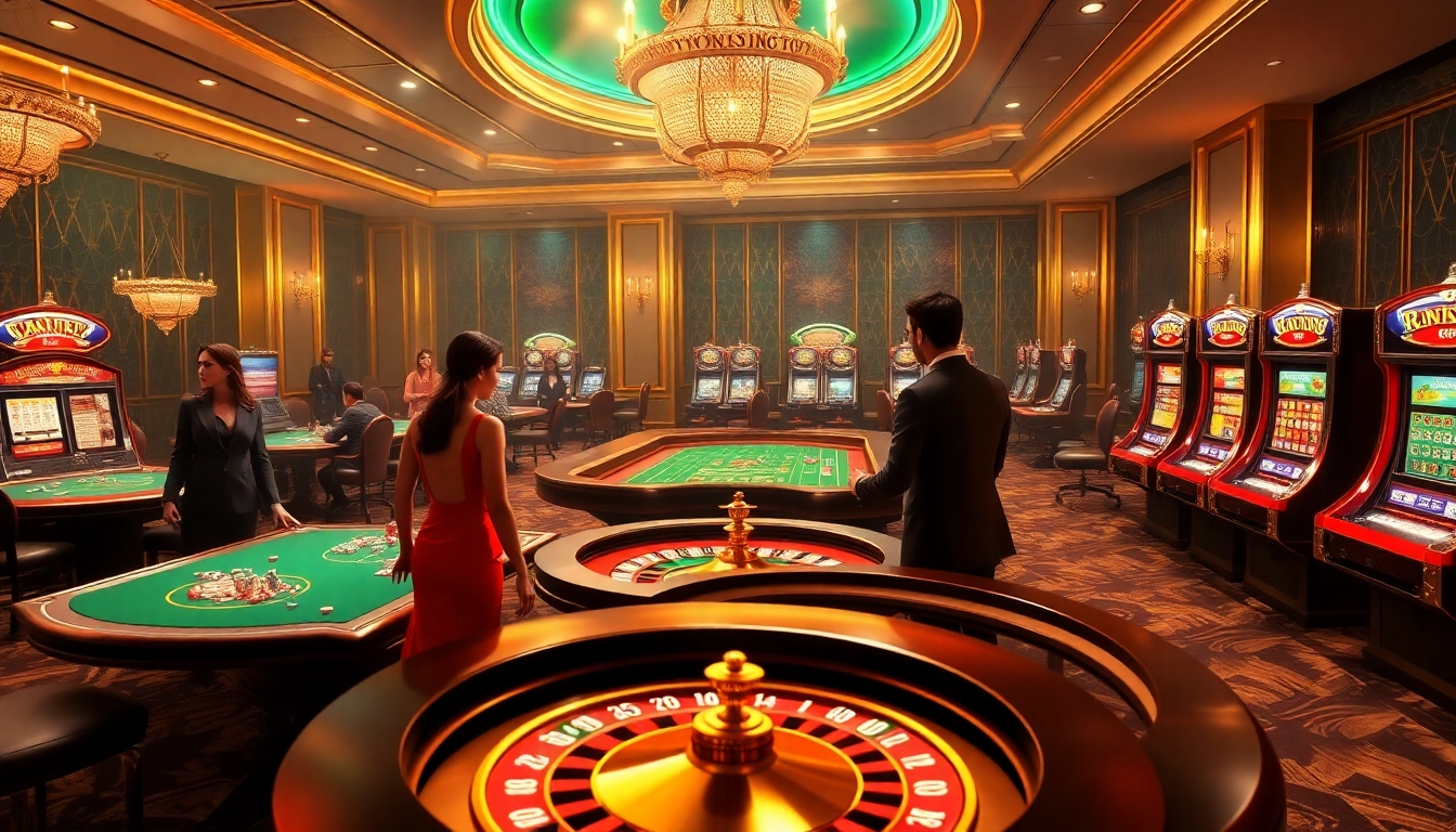 Engaging players enjoying a thrilling game at Nhà cái S8 online casino.