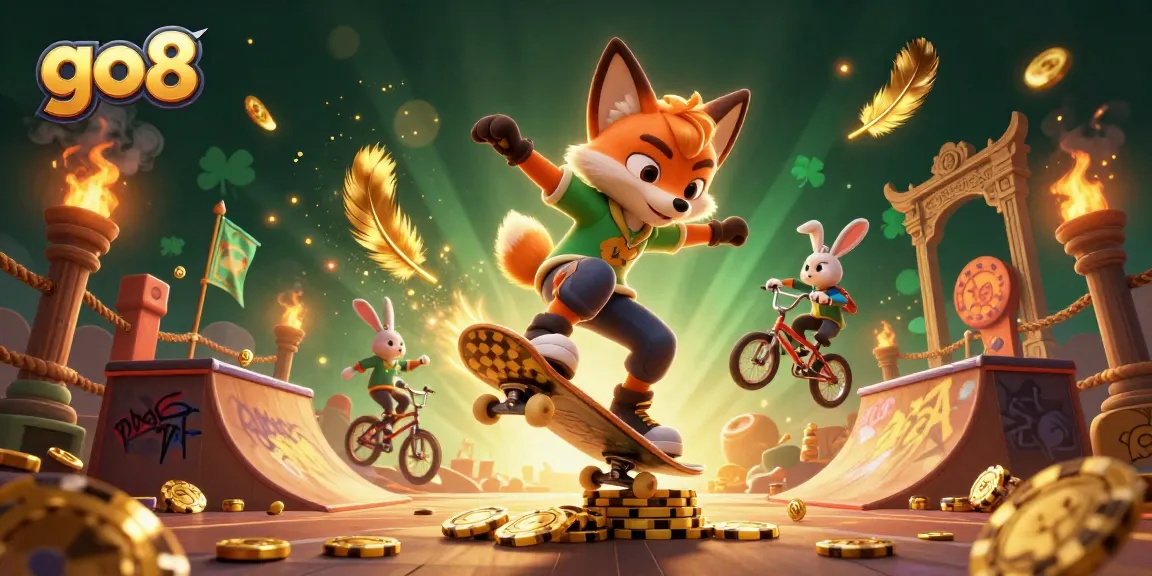 Bet on thrilling adventures with go8 gaming magic in a vibrant casino scene.