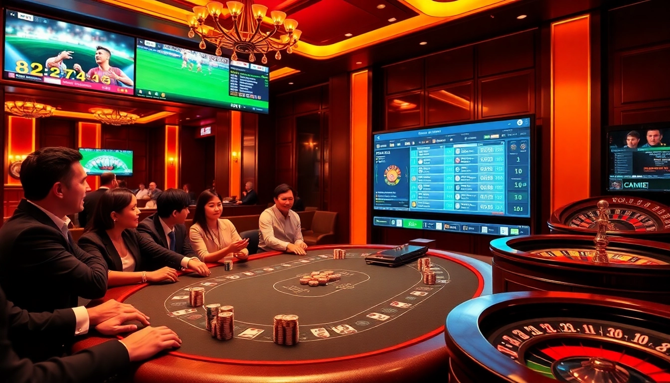 Experience the excitement of Vaoluoi TV as players engage in thrilling casino games.