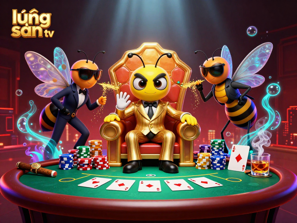 Watch lương sơn tv's lively poker scene featuring vibrant characters and immersive game elements.