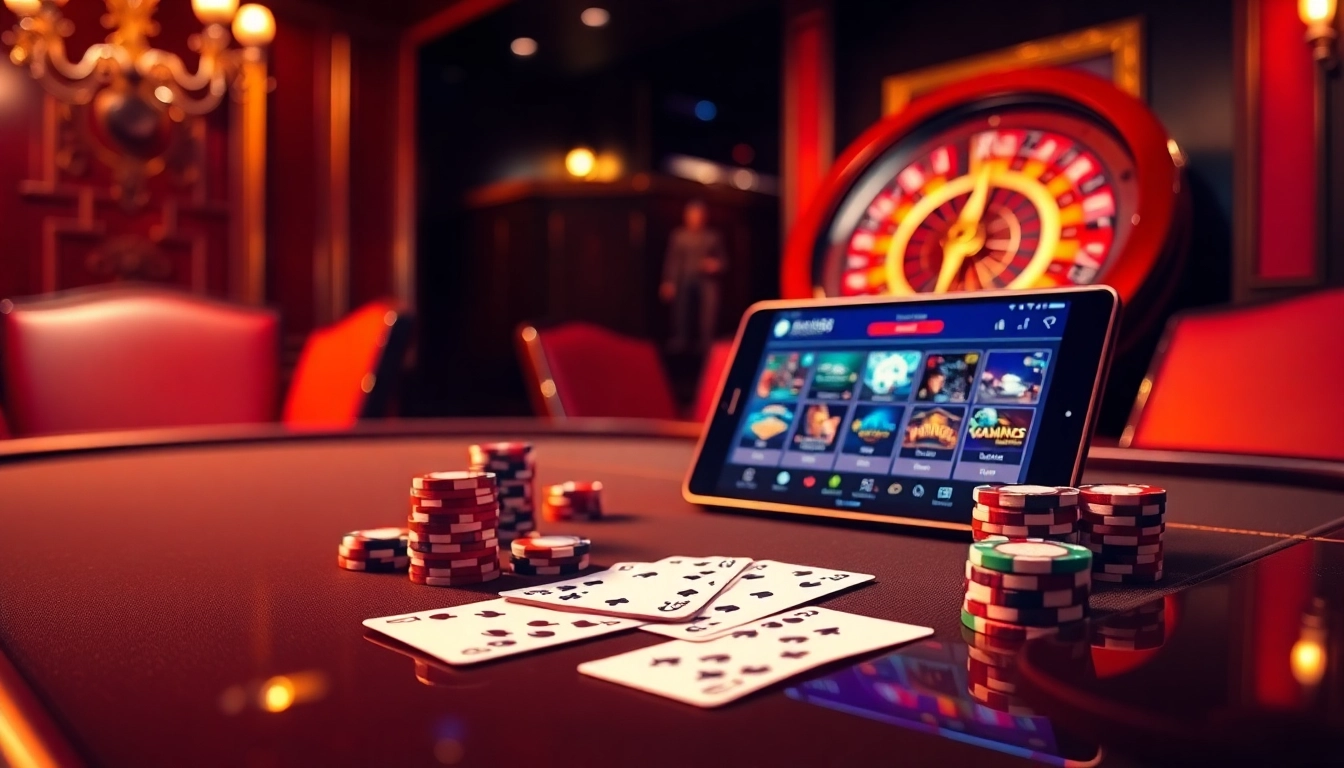Experience thrilling gameplay at https://bem88.com with vibrant casino scenes and exciting betting options.