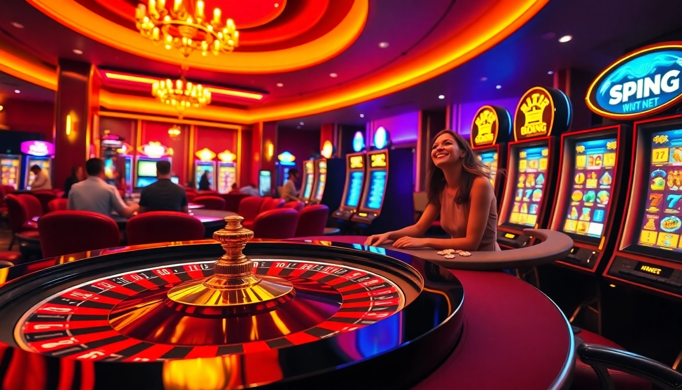 KJC players enjoying a thrilling casino experience at the roulette table.