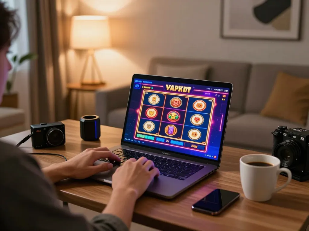 Engaging scene at Trang chủ 6789 showcasing a person enjoying online casino gaming experience.