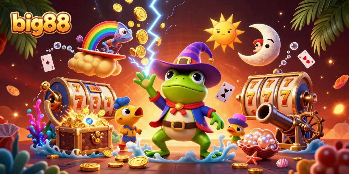 Experience the thrill of big88 slots and jackpot action in a magical 3D casino adventure.