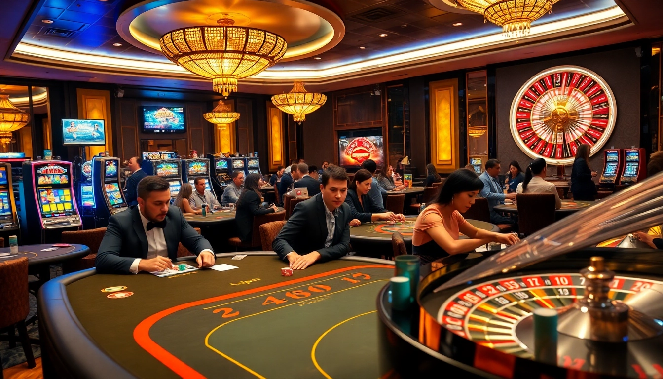 Gamble excitement with https://xx88.free/ showcasing luxury poker tables and slot machines.