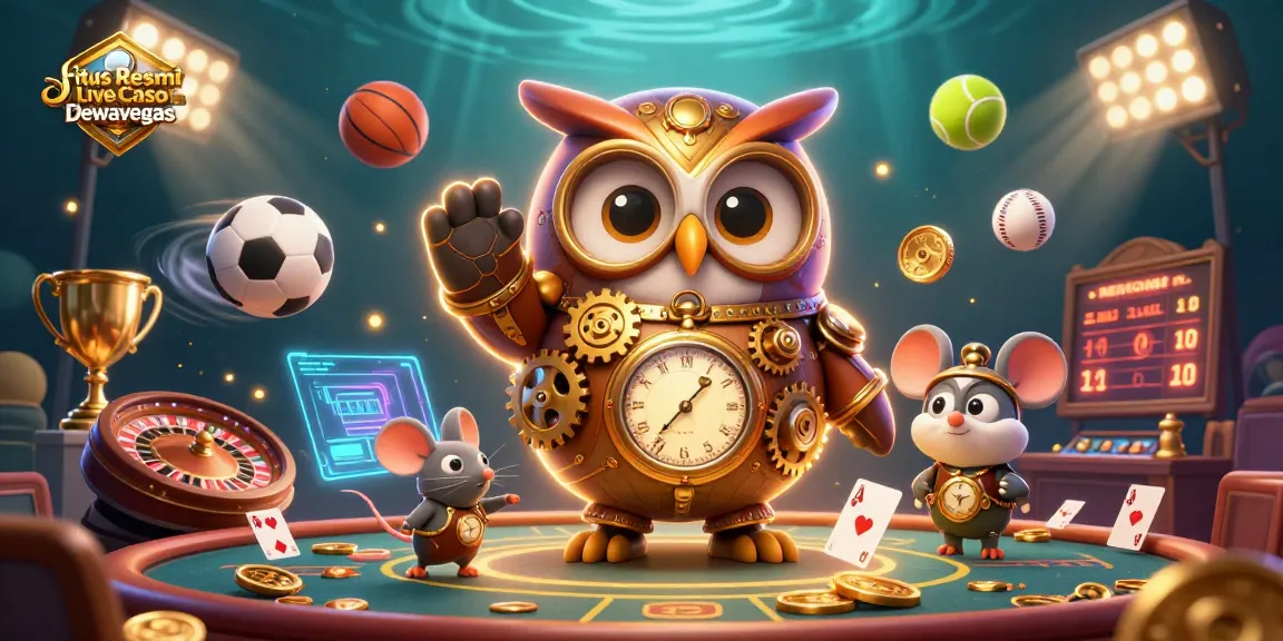 Join the action at Situs Resmi Live Casino Dewavegas with stunning 3D gambling elements.