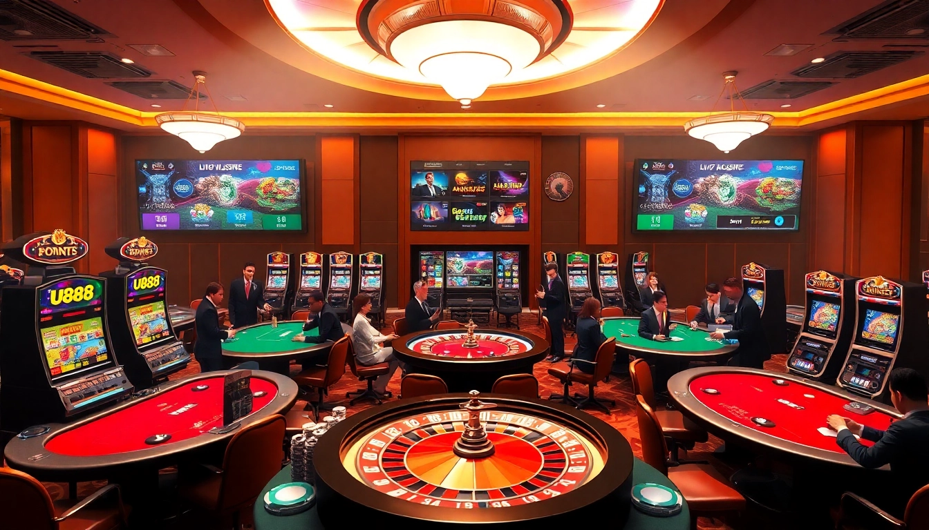 Viva uma ação de jogo emocionante na plataforma u888, com mesas de cassino envolventes e slots empolgantes.