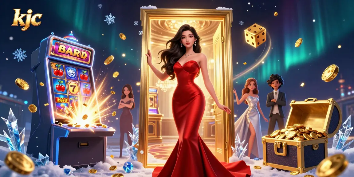 Experience the excitement of KJC with captivating casino visuals and vibrant game elements.