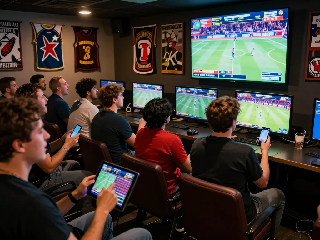 Betting in action at Go999 as fans engage with live sports and betting apps.