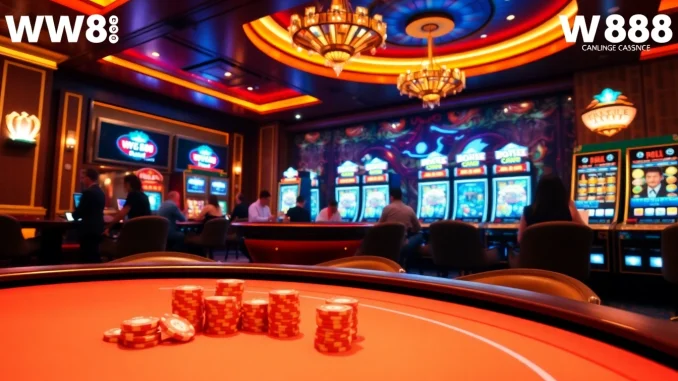 Experience the excitement of WW88 with a luxurious online casino featuring thrilling games and vibrant atmosphere.