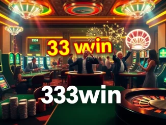 Players enjoying their wins at 33win's vibrant online casino tables and slots.