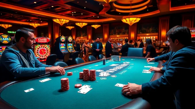 Experience thrilling poker action at SX88 casino with vibrant chips and a roulette wheel.