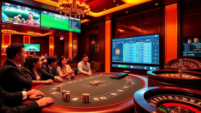 Experience the excitement of Vaoluoi TV as players engage in thrilling casino games.