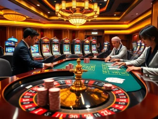 Engage in thrilling poker games at nhà cái F168's luxurious casino atmosphere.