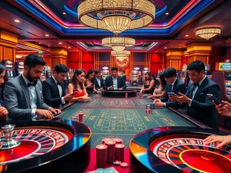 Exciting casino gaming scene showcasing sc88e.com with players engaging in thrilling bets.