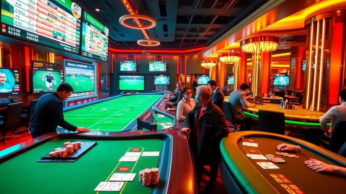 Experience the excitement of trực tiếp bóng đá hôm nay with luxurious casino betting scene.