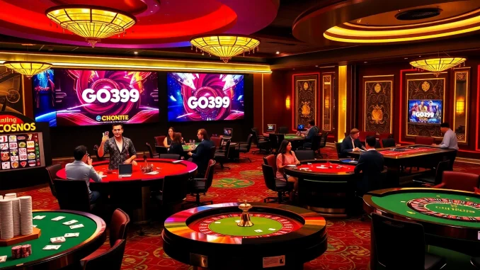 Engage in thrilling gameplay at nhà cái go99 with diverse casino options and vibrant visuals.