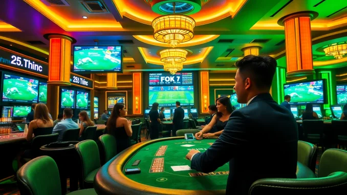 Experience thrilling football matches with live betting options on ดูบอลสด as gamblers engage in strategic gameplay.