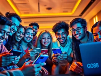 GO88 players enjoying their gaming experience on modern devices.