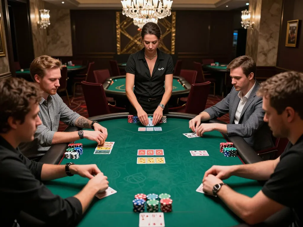 Engage in a high-stakes poker game at KONG88, capturing critical strategic moments and luxury ambiance.